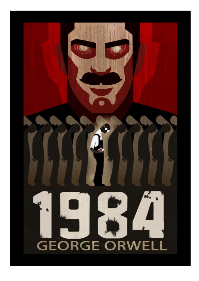 1984 by George Orwell Wanted Poster PDF & PNG 